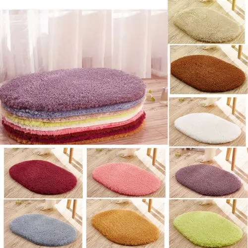 Bath Mats Non-slip Cashmere 30*50cm Toilet Floor Mat Strong Water Absorption Shower Kitchen Bedroom Soft Rug Bathroom Accessorie