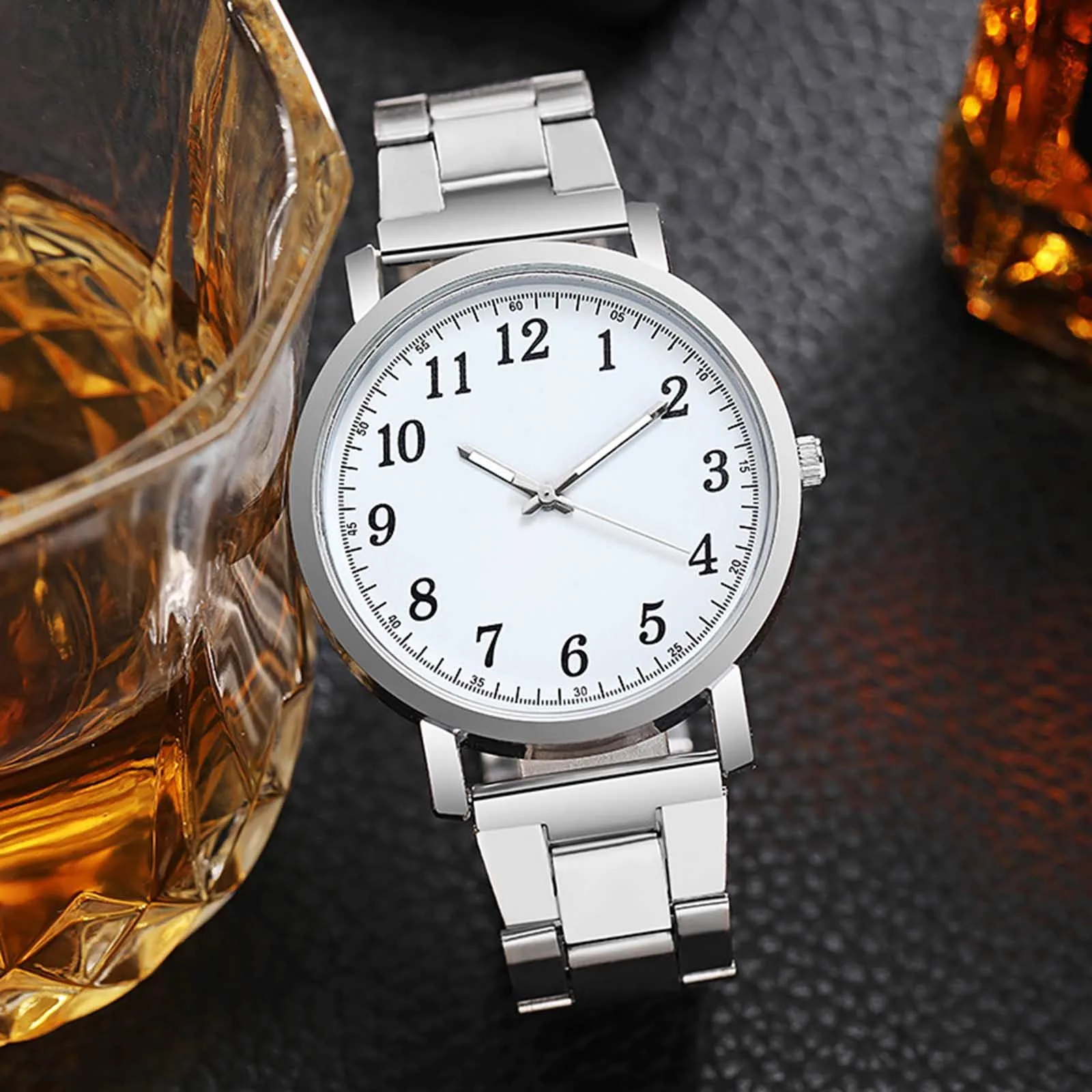 Men Luxury Watches Quartz Watch Stainless Steel Strap Casual Bracele Watch relogio masculino watch men часы мужские erkek 6