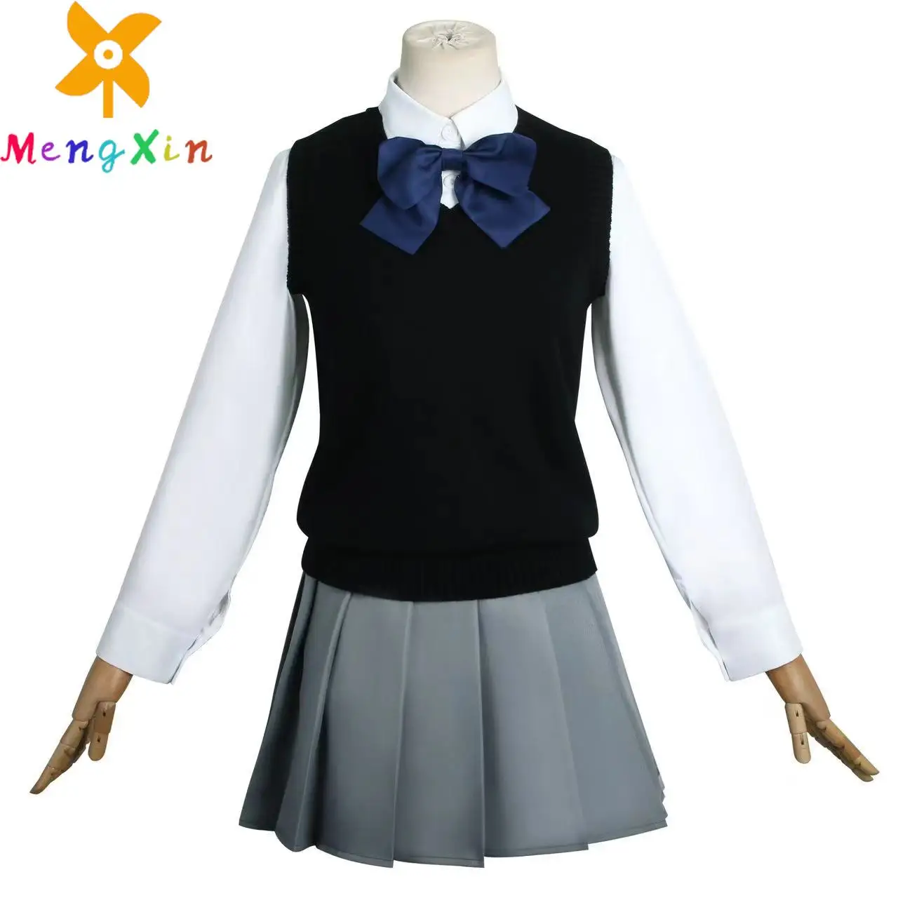 

MengXin Oshi No Ko Kurokawa Akane Cosplay Costume School Girl Uniform Set Kurokawa Akane JK Uniform Student's Summer Shirt