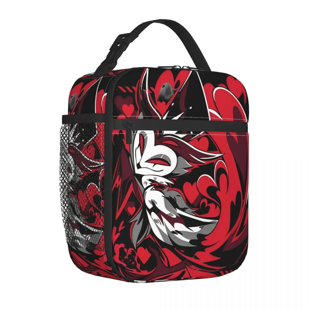 Insulated Lunch Bags H-Helluvas Boss Stolas Accessories Anime Cartoon Food Box New Cooler Thermal Bento Box For School