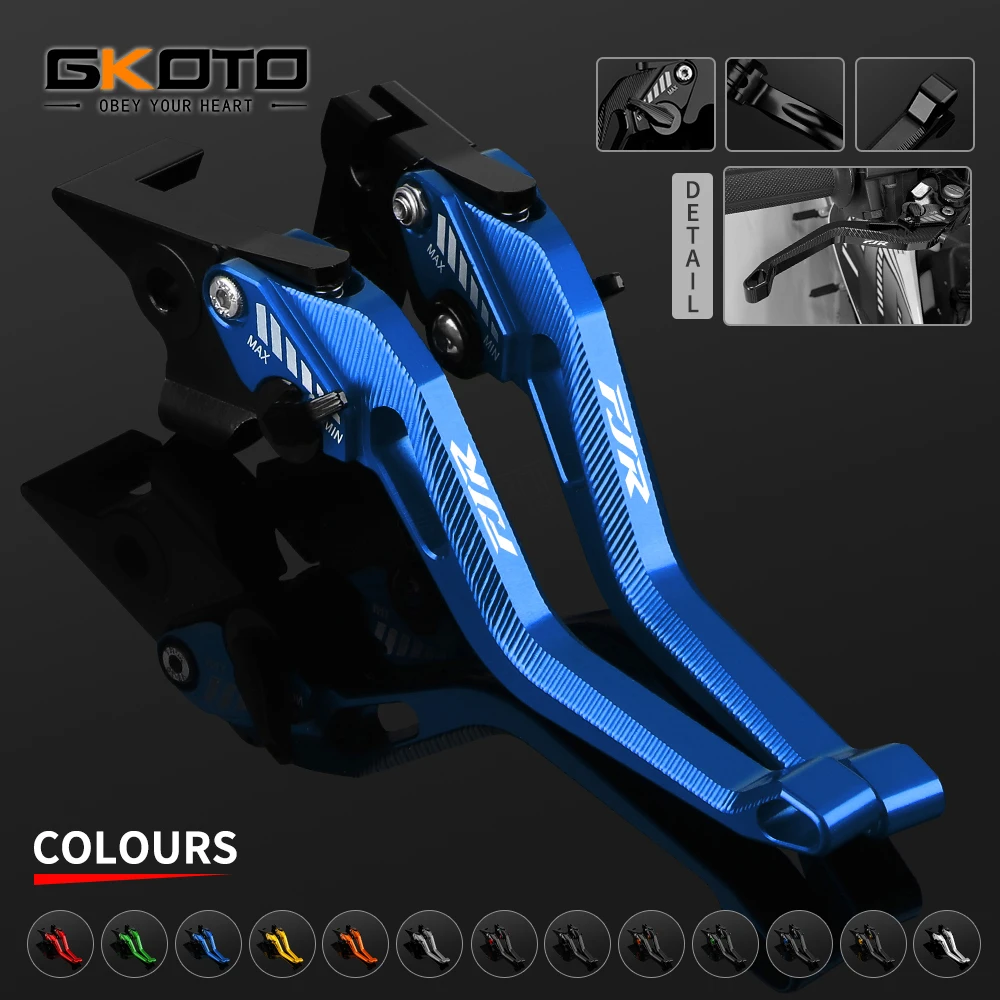 

For YAMAHA FJR1300 FJR 1300 2004-2020 2019 2018 2017 Motorcycle Accessories Adjustable Brake Clutch Lever CNC Aluminum Handlebar