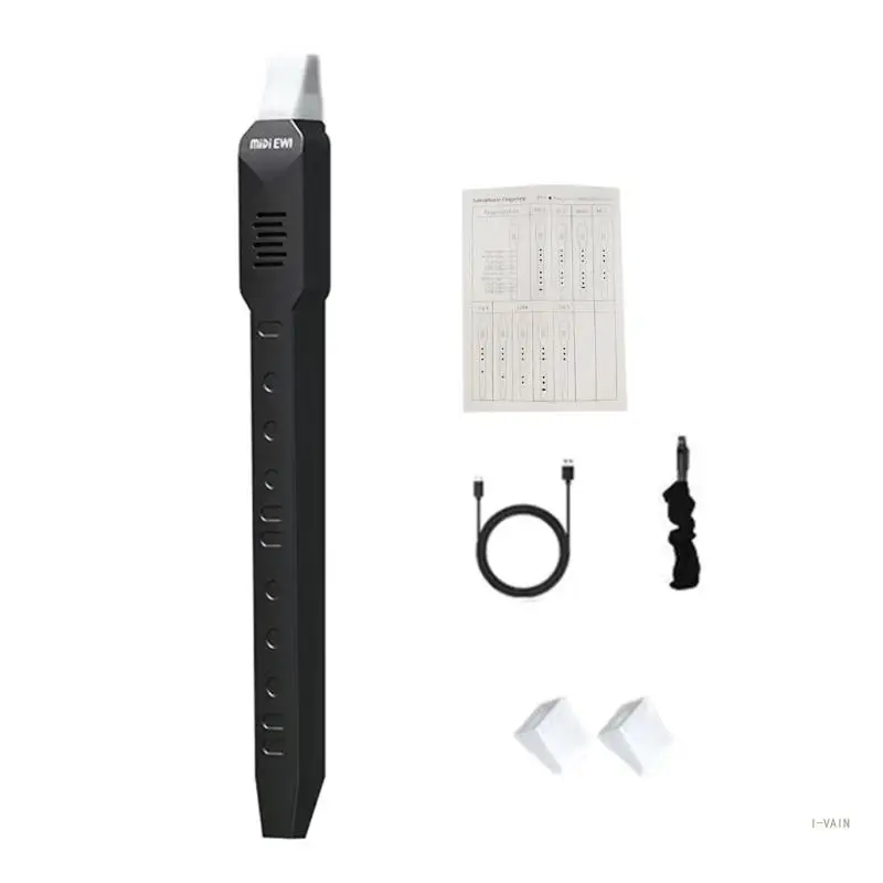 

M5TC Digital Wind Instrument, Mini Electronic Wind Instrument Set with Removable Nozzle, Built-in 10 Musical Instrument Tones