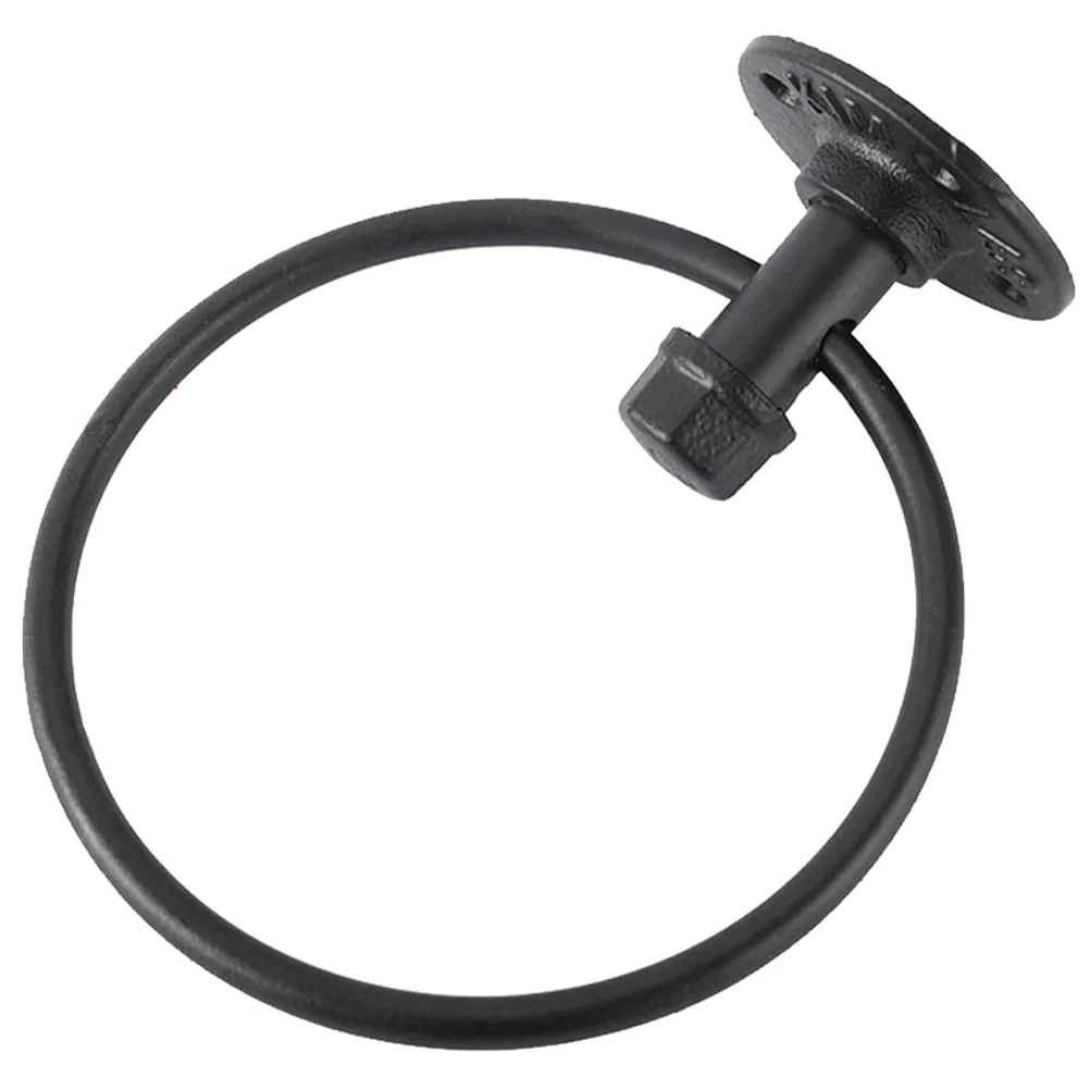 

Подвесное кольцо для полотенец из кованого железа, Кухонное украшение, вешалка для ванной комнаты, Настенный Матовый держатель