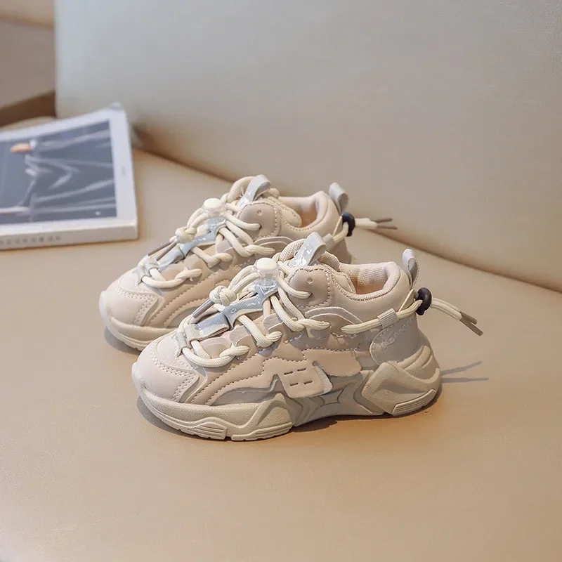 Size 23-36 Baby Toddler Shoes for Boys Girls Breathable Mesh Little Kids Casual Sneakers Non-slip Children Sport Shoes Tenis