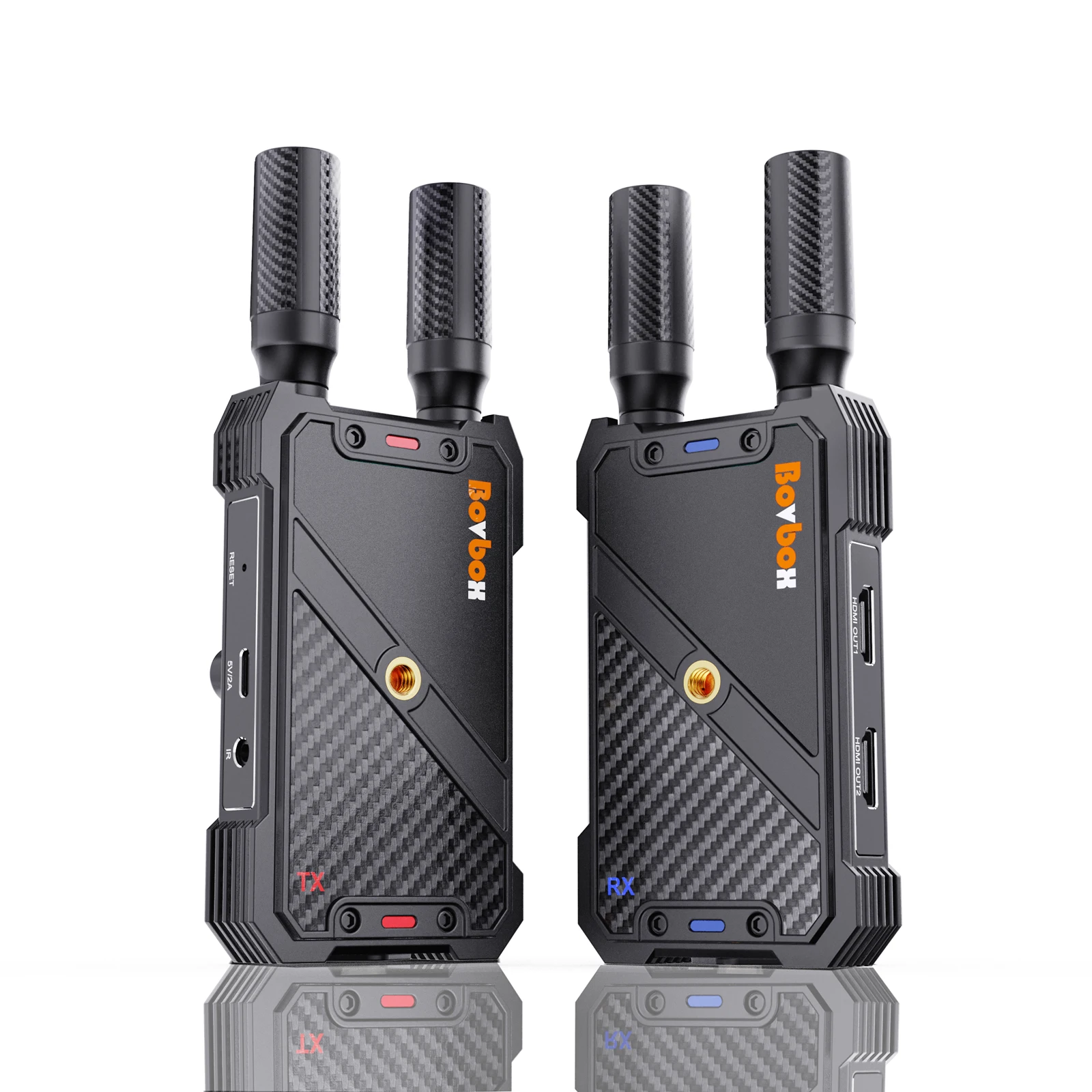 BovBox HDMI ワイヤレス送信機と受信機セット Amazon.com: BOVBOX Pro Long Range Wireless HDMI Transmitter and