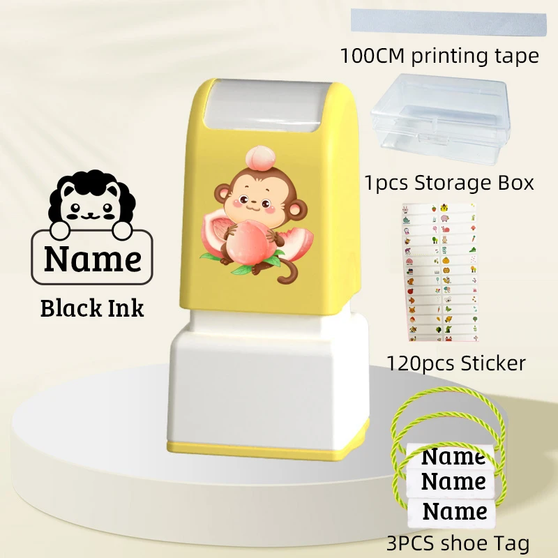 Custom Name Seals Stamp for Baby Teachers Kids Children's Clothing  Waterproof Not Faded DIY Personalized Name Stamp Clothes Toys