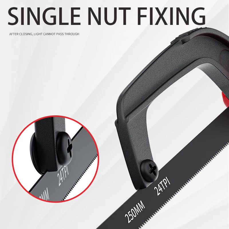 Small Hand Saw Tool Woodworking Saw Blade Household Hand Gypsum Board Cutting Wood Plastic or Metal Multi-Function