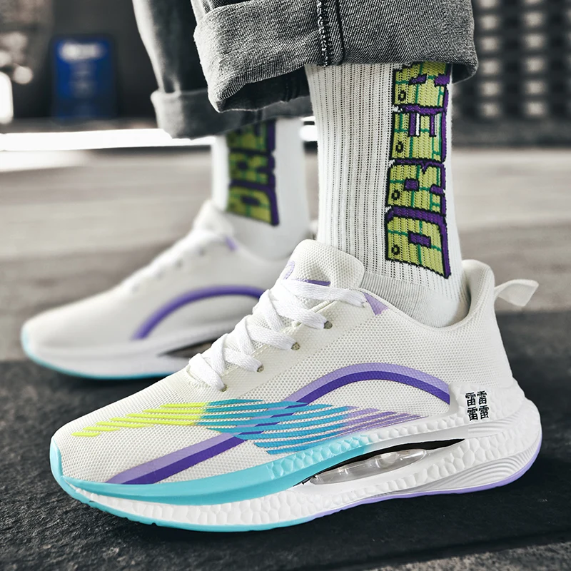 Air Cushioning Running Shoes Men Light Jogging Shoes Women Uninsex Brand Mesh Sneakers Women for Outdoor Athletics Sports Shoes