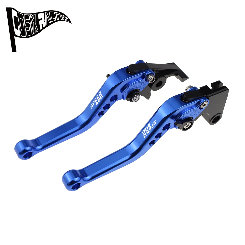 Fit For Speed 400 2023-2024 Speed400 Motorcycle CNC Accessories Short Brake Clutch Levers Adjustable Handle Set