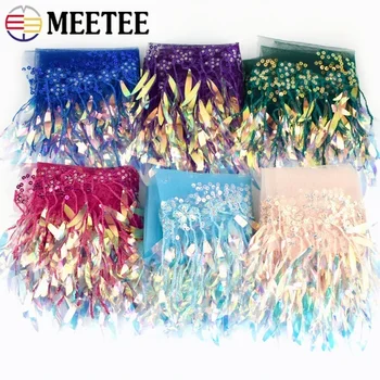 2/3/5 Iarde 15cm Frange Decorative Meetee per Cucito, Passamanerie in Rete per Vestiti, Frange per Danza, Nastro in Pizzo, Accessori