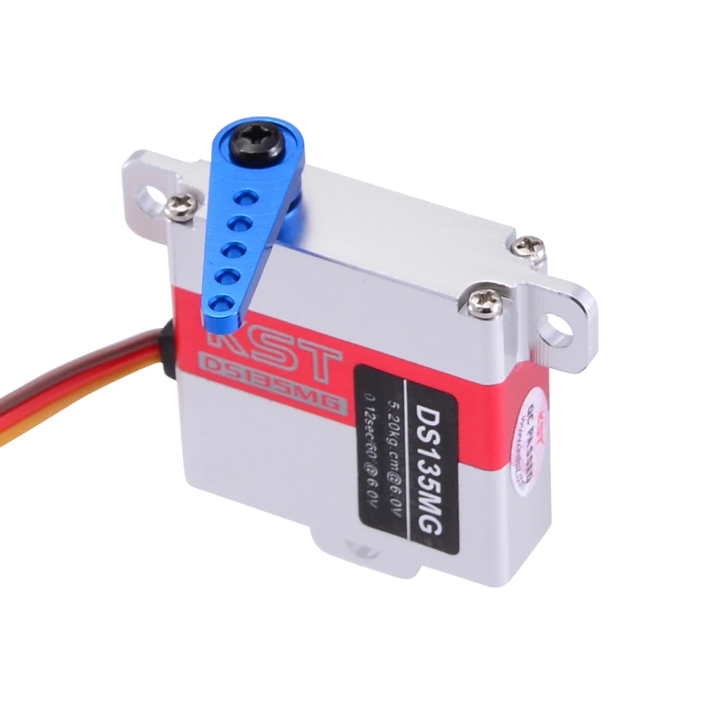 KST DS145MG 6V 5kg 0.12 sec High Precision Metal Gear Digital Wing Glider Servo for UAV RC Car Robot Arm Boat Helicopter