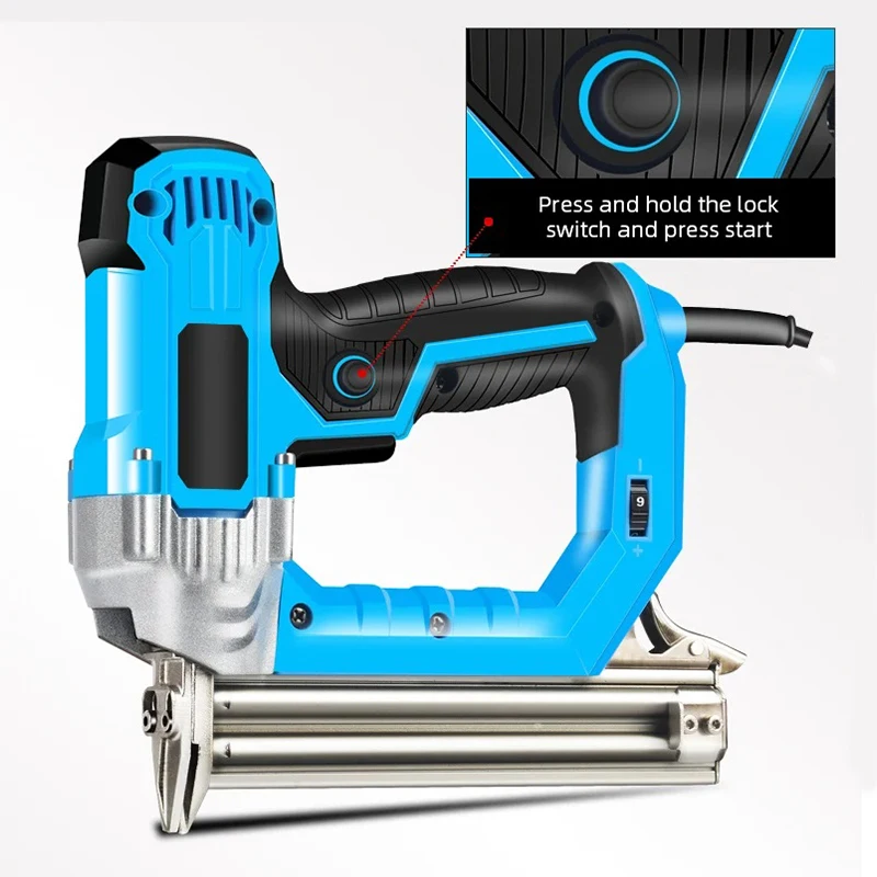 Electric Nail Gun Dual-purpose Nail Gun F30 Straight Nail Gun Multifunctional Ceiling Nail Shooting Tool Woodworking Tool 4