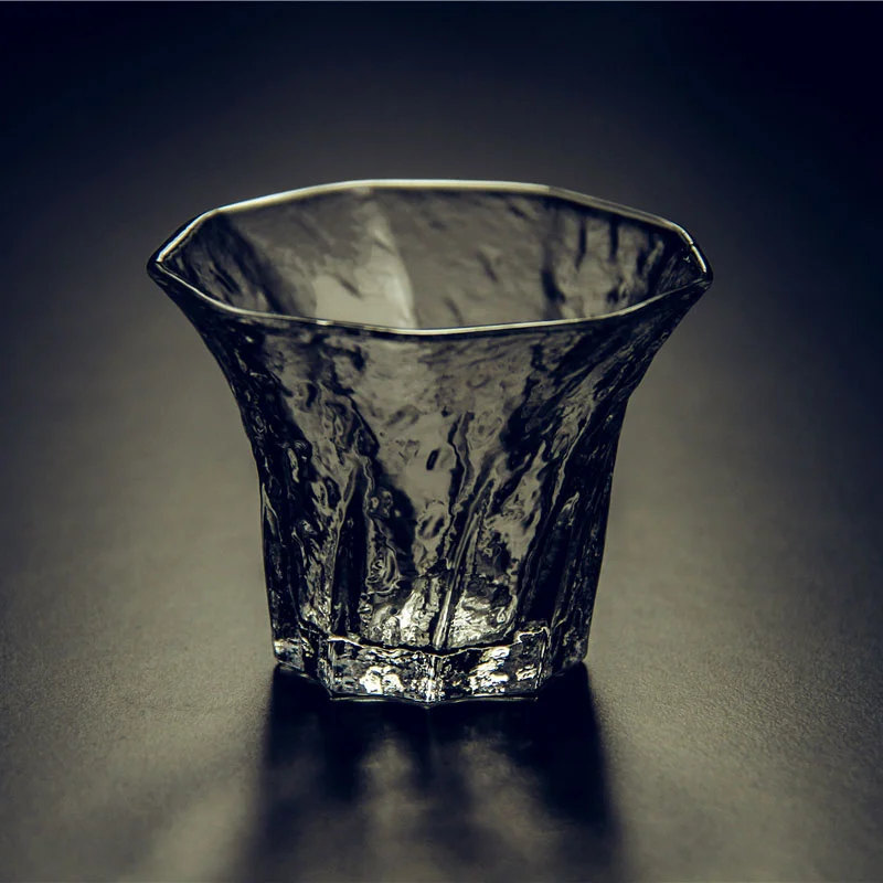 Japanese Small Capacity 60ml Heat-resistant Glass Tea Cup Kungfu Small Teacup Coffee Cup Whiskey Glasses Tasting Glass Wine