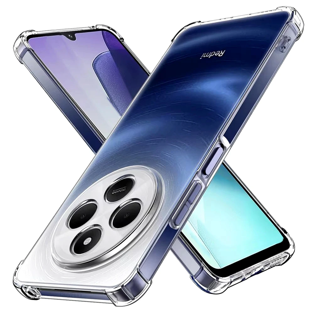 TPU Soft Transparent Shockproof Bumper Protective Phone Cover