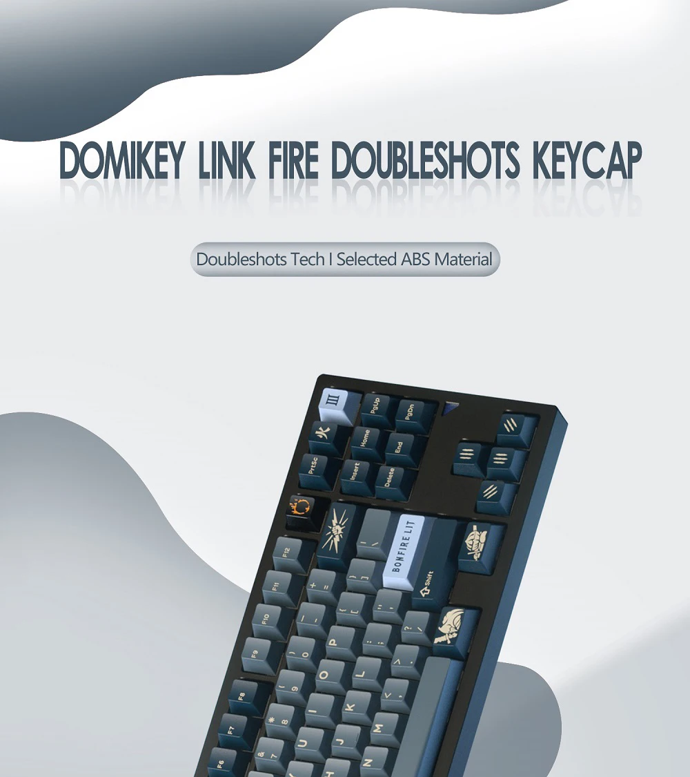 doubleshot keycap para mx stem teclado poker