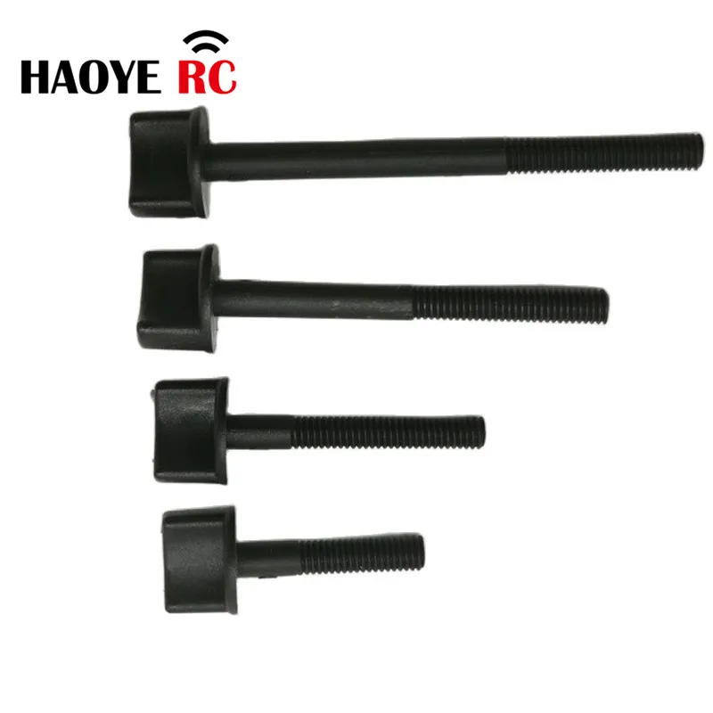 Haoye 10 PCS M6 Metric Threaded Nylon L30 L40 L60 L75 MM Plastic Thumb Screws Bolt Screws For RC DIY Replacement Accessories
