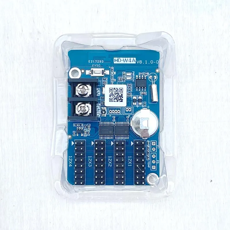 HD-W4A Single Color LED Panel Mobile Phone WiFi Control Card LED Display Pixel Digital Signage HUB08 HUB12 Motherboard