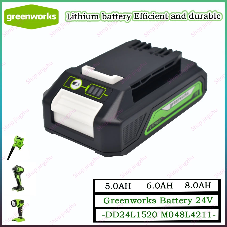 Greenworks Adatto Per Greenworks 24V Cacciavite Per Utensili Elettrici Tosaerba Batteria Al Litio