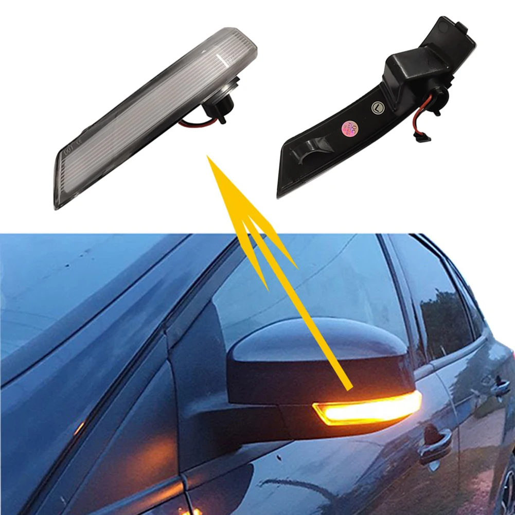 2pcs Car Turn Signal 8 30V 3W LED Rearview Mirror Indicator Lamp Rear ...