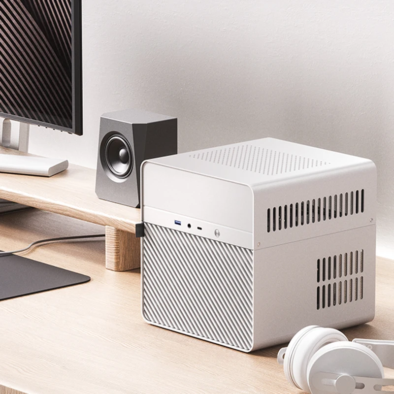 Jonsbo N2 All Aluminum Alloy Mini ITX Case for PC Cabinet NAS Case Computer with 5 HDD Hard Disk Installation Positions