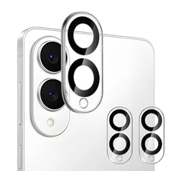 HD Clear 9H Tempered Glass Camera Protectors - Premium Lens Protective Films - 5PCS (Galaxy S25 Edge)