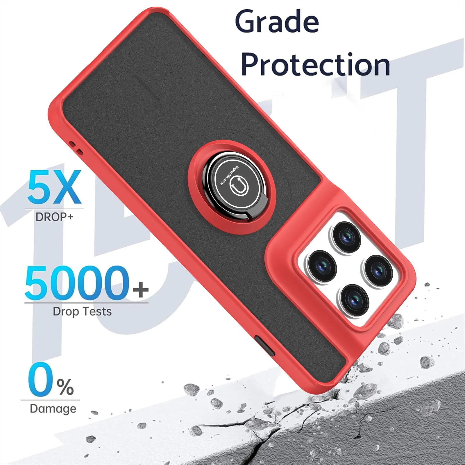 360° Rotating Magnetic Vehicle Bracket Case Cover