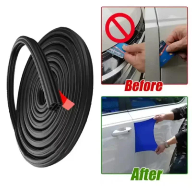 Premium 3-Layer Rubber Seal Strips for Car Doors - Soundproof & Weatherproof Insulation, Available in Multiple Lengths