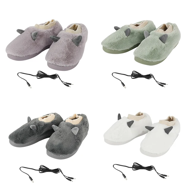 Elektromos Lábmelegítő Papucsok Lélegző Usb Láb Fűtés Papucs Eltávolítható Fűtött Lábmelegítők, Amelyek Szabadtéri Utazáshoz Moshatók - Image 6