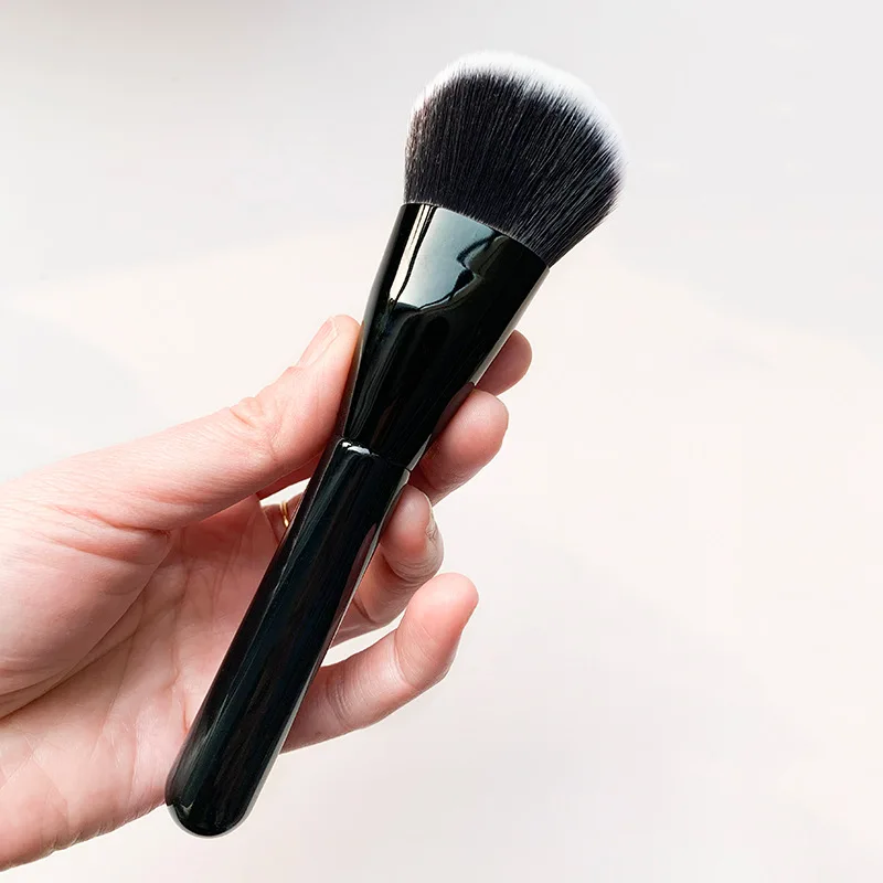앵글 파운데이션 메이크업 브러쉬, 액체 파운데이션 베이스, 브론저 사이드 디테일, 얼굴 필수 미용 도구, 1 개