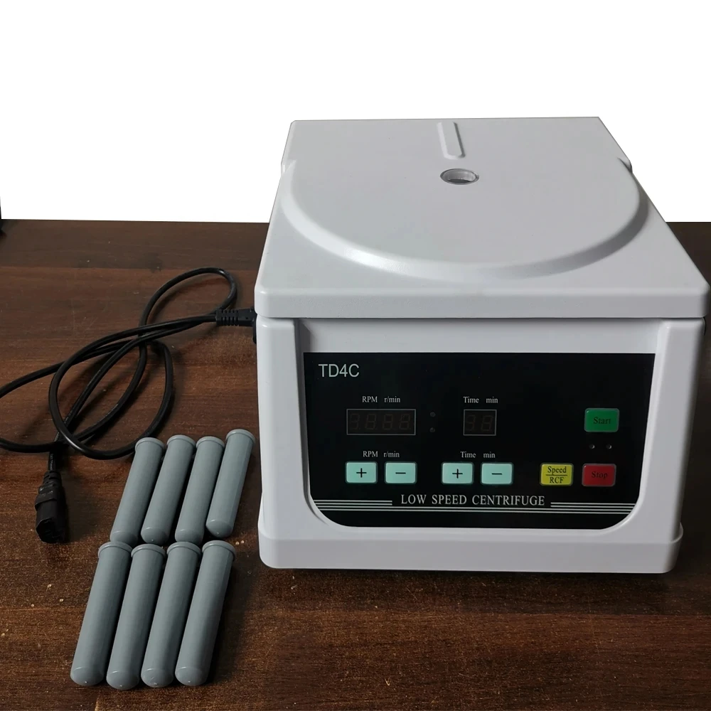 TD4C 실험실 원심분리기, 저속 4000rpm 2150xg 브러시리스 모터, 5ml 7ml 10ml 15ml 20ml 50ml 플라즈마 세럼 PRP PRF 분리