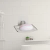 Soap Rack Wall-Mounted Soap Holder Stainless Steel Rack Bathroom Self Adhesive 6