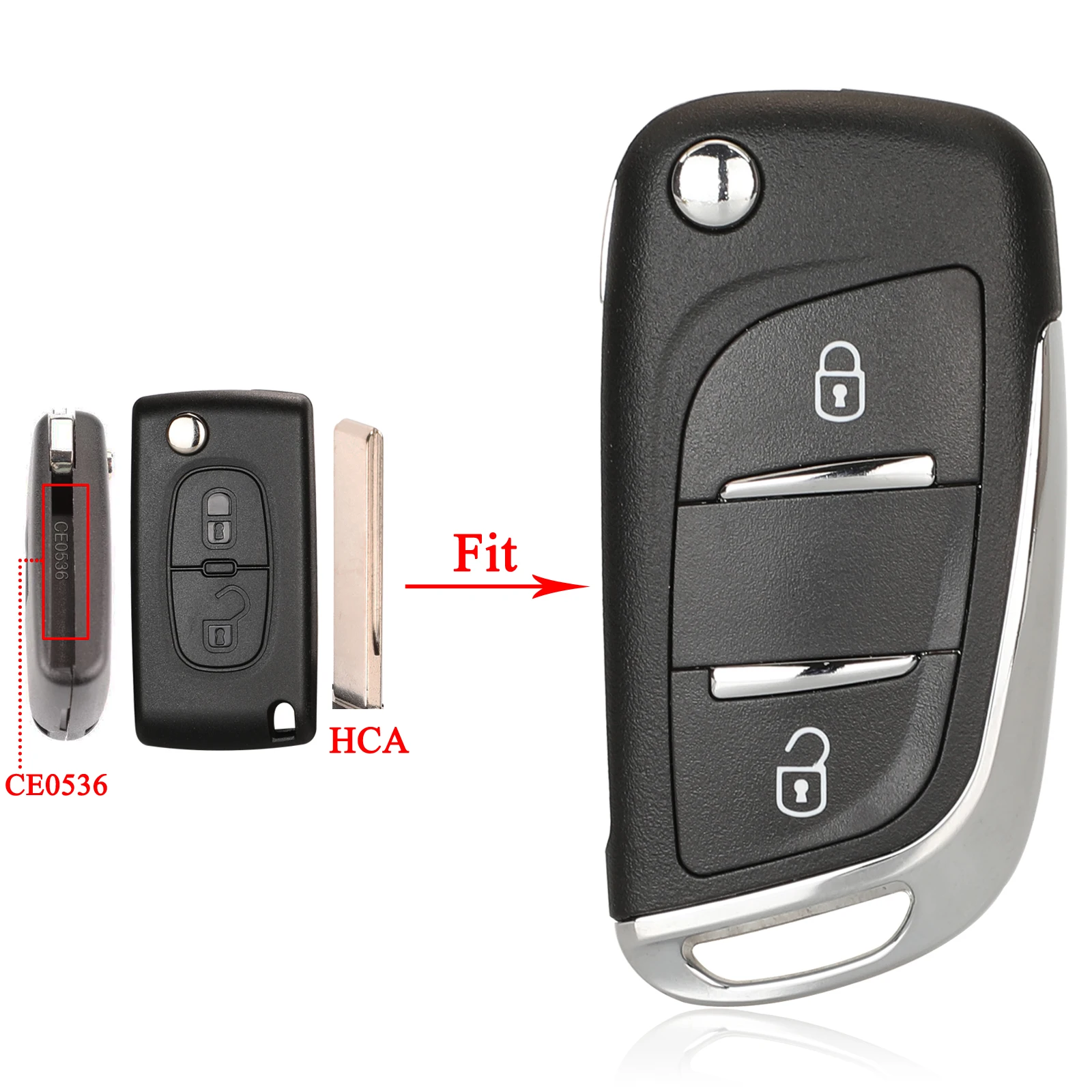 Premium Folding Key Shell Case | Enhanced Design