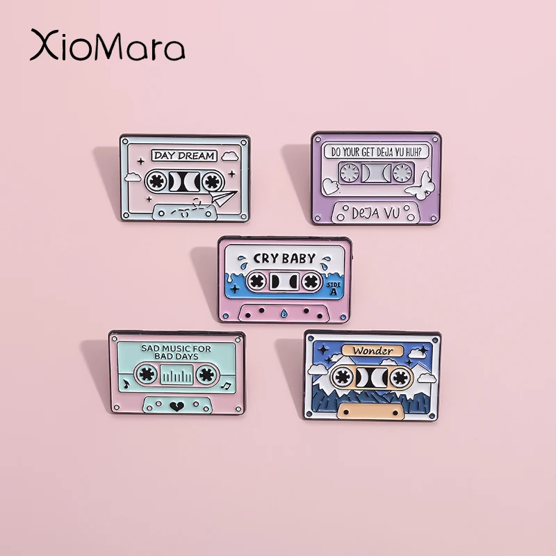 Wonder Day Dream Player Spille Smaltate Per Abbigliamento Zaino Custom Record Radio Tape Games Console Spilla Distintivo Con Risvolto Regalo Di Gioiel