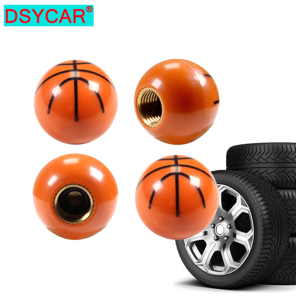 Dsycar Tire Valve Stem Caps, Corrosion Resistant, Universal Ball Stem