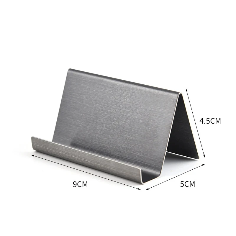 Metal Business Card Name Tag Display Rack Display Stand Desktop Table Organizer Cellphone Holder Conference Room Accessories 6