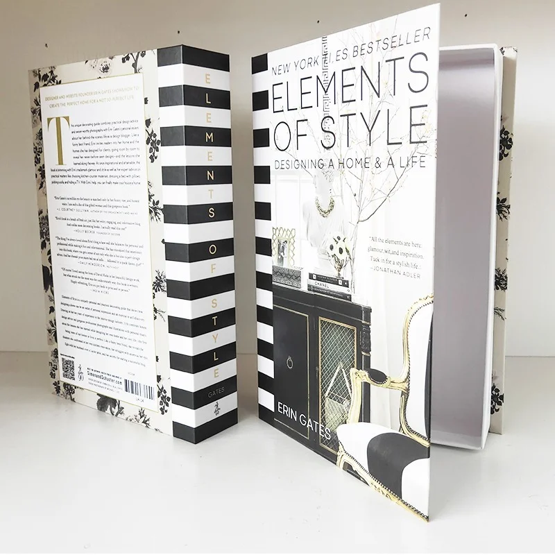 Fashion Luxury Decorative Fake Books For Decoration Openable