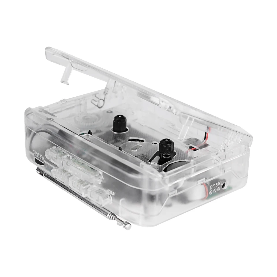 Portable Cassette Player with AM FM Radio