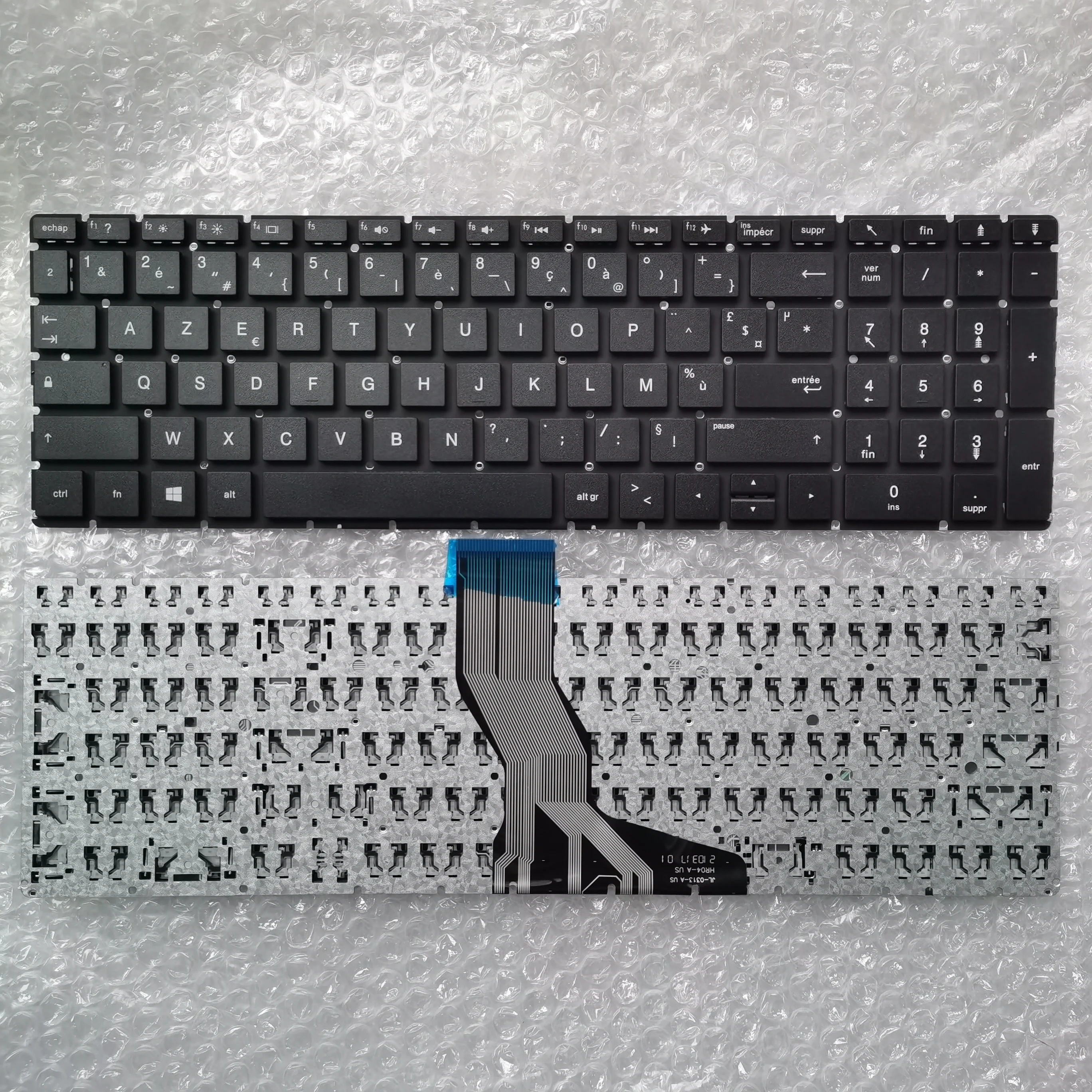 Xin Azerty Clavier Per Hp 15-Bs 250 G6 255 G6 15T-Bs 15-Bw 15Z-Bw 15-Cc 15-Ck 17 Ak 17-Ar 17-Bs Francese Tastiera Del Computer Portatile Nero Fr