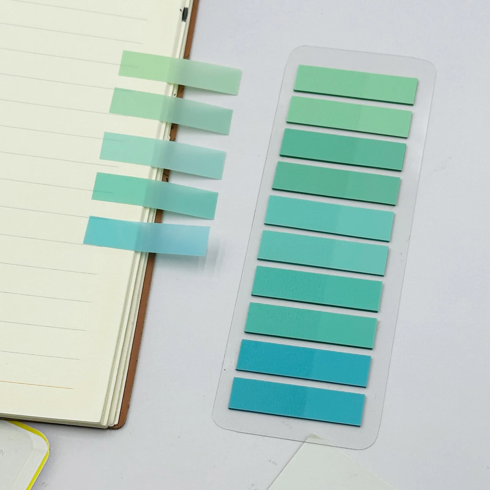 200 Stück farbige Aufkleber, transparent, fluoreszierend, Index-Tabs, Flaggen, Haftnotizen, Schreibwaren, Kinder, Geschenke, Schule, Bürobedarf – Detail 13