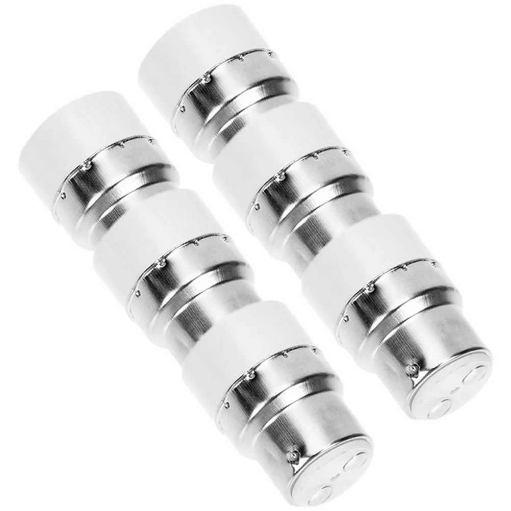 6 Pcs Light Bulbs Convert Lamp Head Socket Adapter LED Replacement White Converter