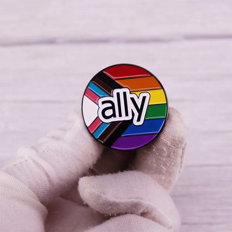 Ally Pride Flag Pin 4