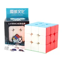 [Picube] MoYu MeiLong 3 Magic Speed Cube Puzzle Stickerless 3x3x3 Professional Cubo Magico Educational Kid Toys MeiLong 3x3 1