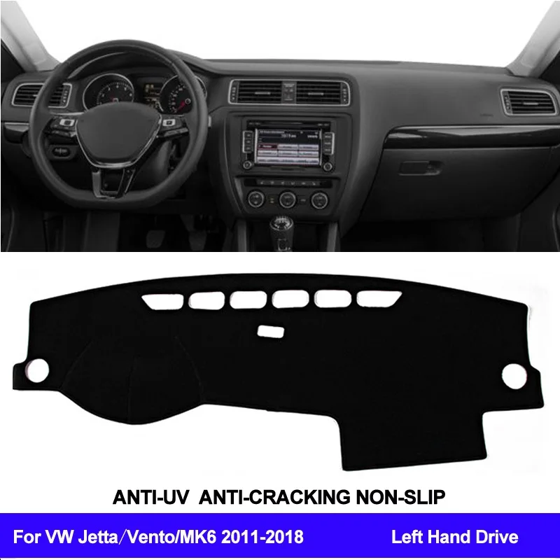 

Чехол для приборной панели автомобиля Volkswagen VW Jetta Vento MK6 2011 2012 2013 2014 2016 2017 2018