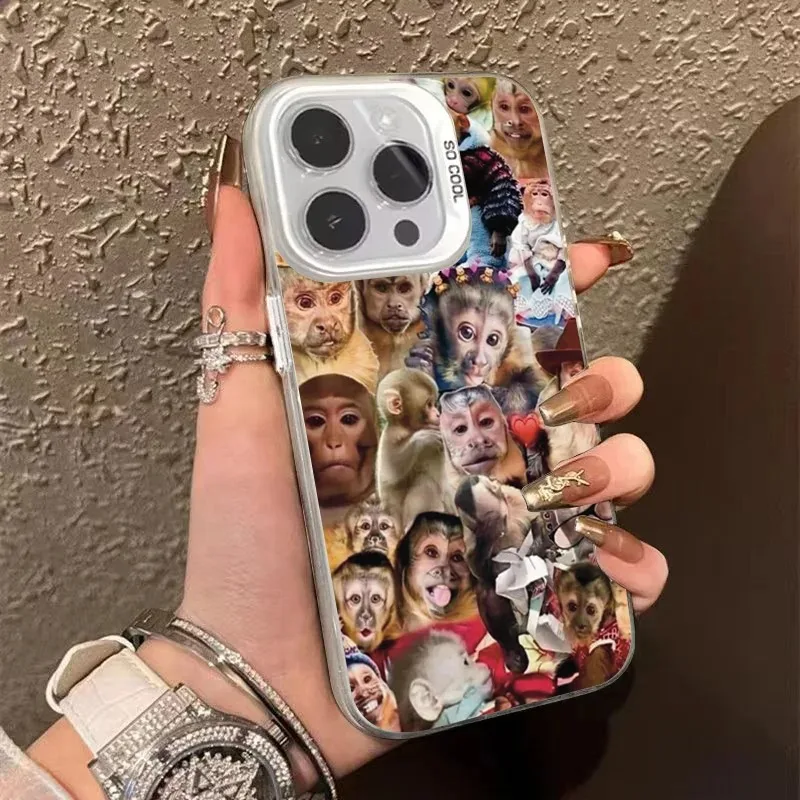 Vibrant Creative Monkey Pattern Shockproof Phone Case