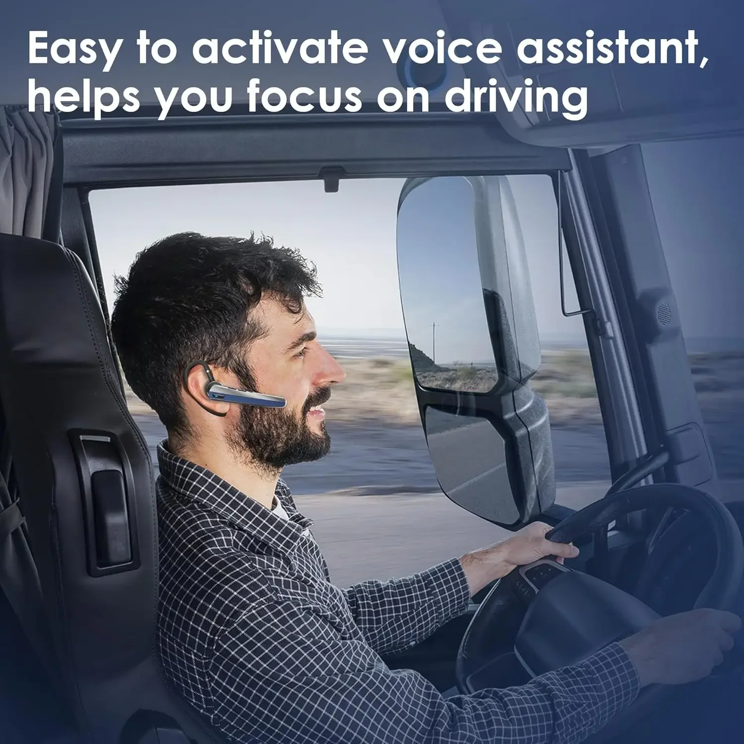 Wireless Bluetooth Headsets With Microphone Detachable Mute Button Open Ear Trucker Headphones For Cell Phones Business Office 240314 From Ning04, $16.48 - View #3