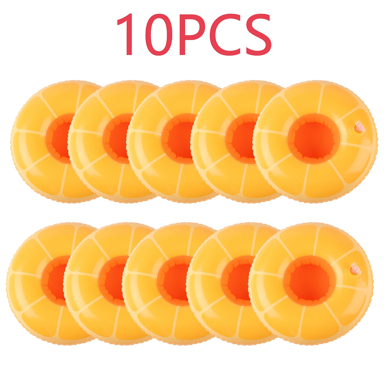 Inflatable Pool Party Drink Floats and Holders