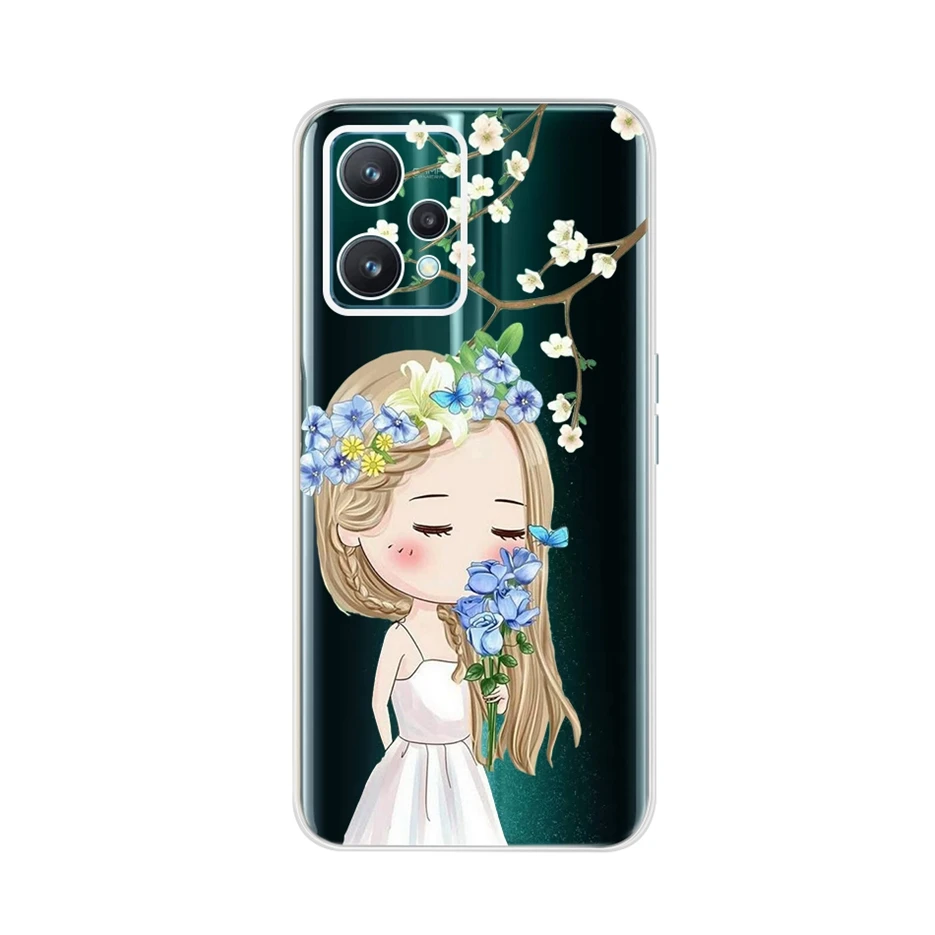 Cute Cartoon Painted Soft Silicone Phone Case - Full Coverage Bumper Cover