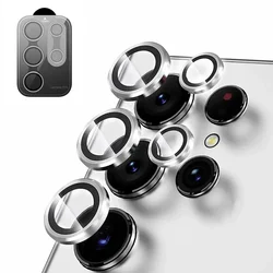 Glitter Bling Camera Lens Protector with Aluminum Alloy Ring and Alignment Board for Galaxy S26 Ultra (Siliver A)