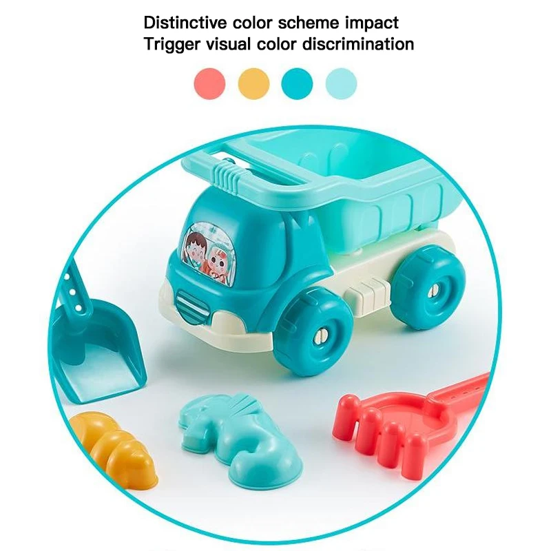 18 PCS Summer Beach Set Toys For Kids Digging Sand Plastic Bucket Watering Bottle Shovels Children Beach Water Game Toys Tools 3