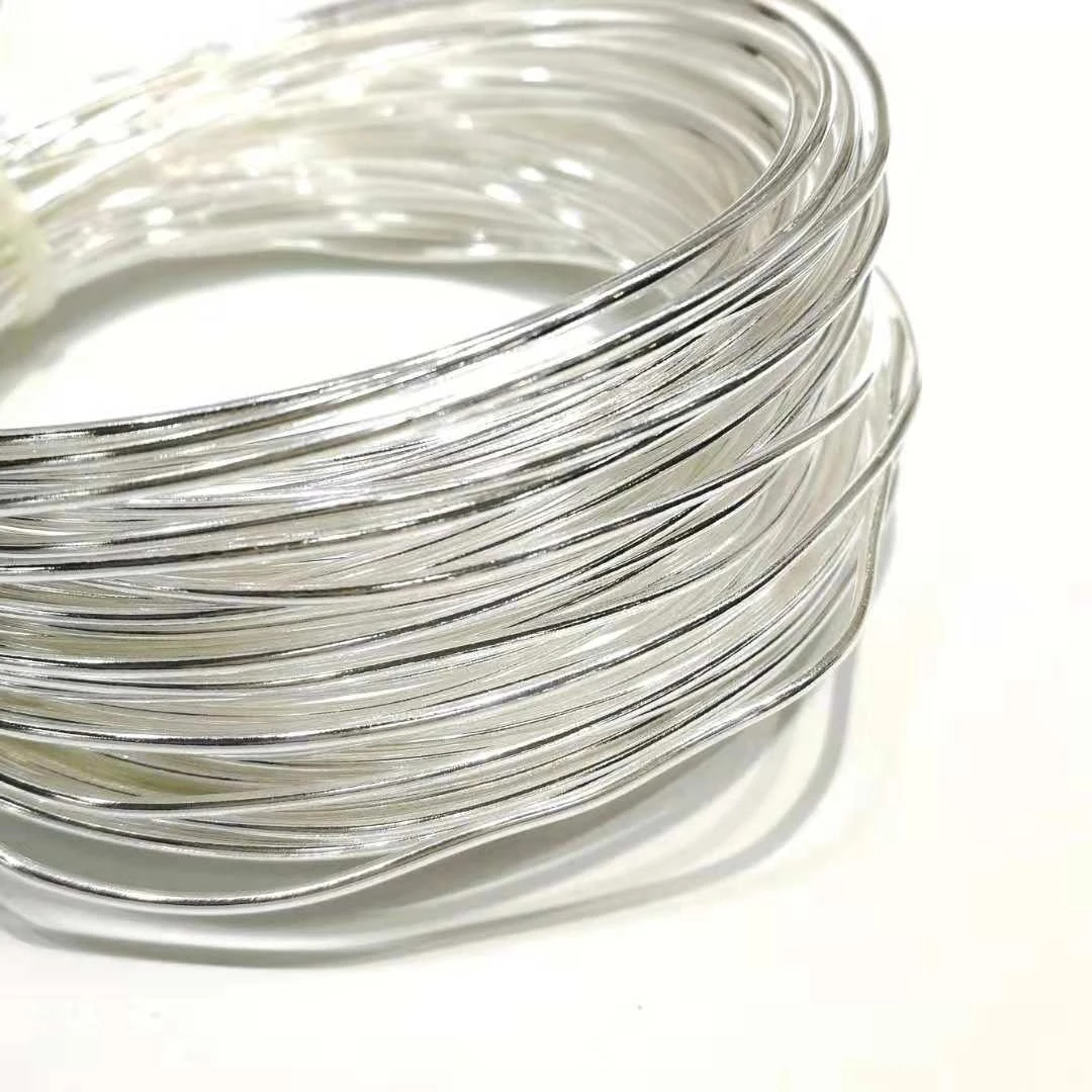 1meter silver wire 0.3-1mm hard round solid 999 sterling silver wiring for  jewelry beading wire DIY Jewelry Findings Making